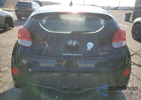 2013 Hyundai Veloster Turbo z USA, uszkodzony, nr VIN KMHTC6AE6DU161254